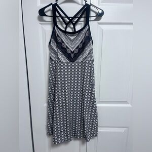 PrAna medium yoga athletic comfy strappy midi dress women’s